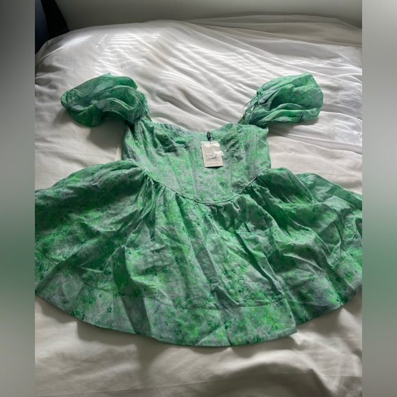 Bardot Kiah Corset Mini Dress in Green Floral - Picture 6 of 8